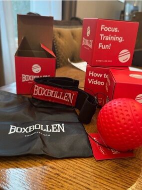 BoxBollen Red Training Ball |  Set of two